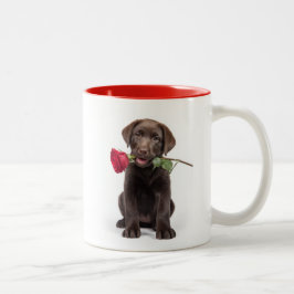 Labrador Liefde Tweekleurige Koffiemok