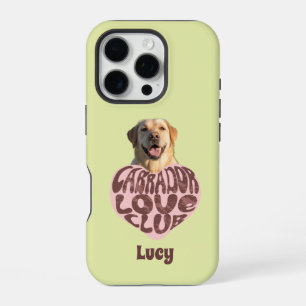Labrador Liefdeclub Aangepaste foto & naam - Honde iPhone 16 Pro Hoesje
