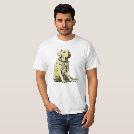 Labrador Love Apparel: -stijl kleding voor T-shirt (Voorkant volledig)
