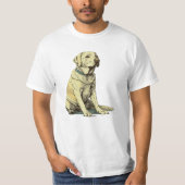 Labrador Love Apparel: -stijl kleding voor T-shirt (Voorkant)