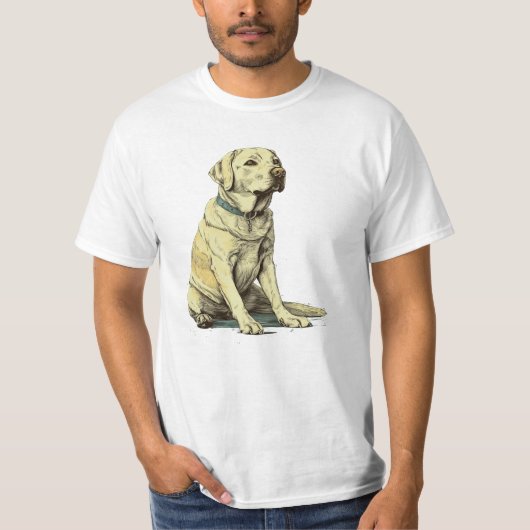 Labrador Love Apparel: -stijl kleding voor T-shirt (Voorkant)