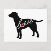 Labrador Love Briefkaart (Voorkant)
