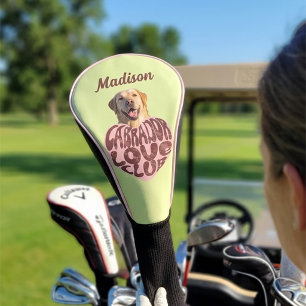Labrador Love Club Custom Hoofdeksel - Cadeau voor Golfheadcover