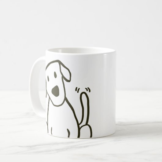 Labrador Love Dog Face Mok (Voorkant links)