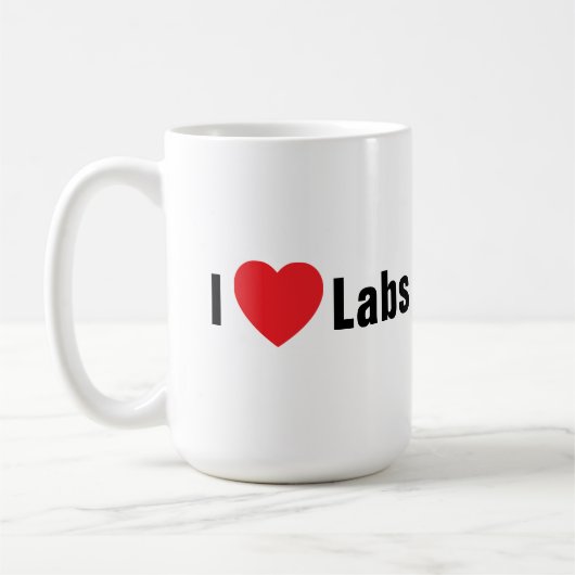 Labrador Love Koffiemok (Links)