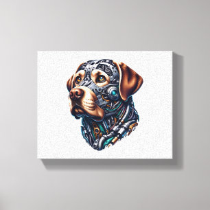 Labrador Lover Android Geïnspireerde kunst Canvas Afdruk