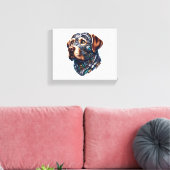 Labrador Lover Android Geïnspireerde kunst Canvas Afdruk (Insitu (Woonkamer))