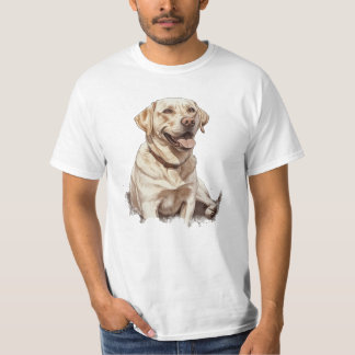 Labrador Lovers Fotorealistisch Hondenkunstwerk vo T-shirt