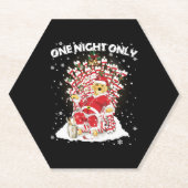 Labrador Lovers Kersthond Funny T Shirt Kartonnen Onderzetters (Voorkant)