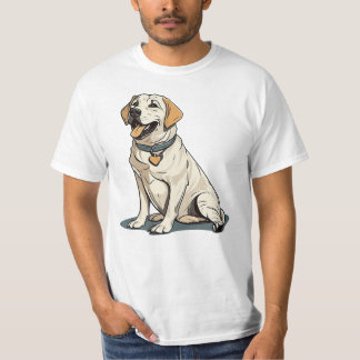Labrador Lovers: Leuk & Grappig Zwart meesterwerk T-shirt