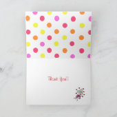 Labrador mam bij het zwembad dank u bedankkaart (Binnen)