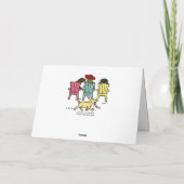 Labrador Mam Relaxing met haar Kinder Kaart (Achterkant)