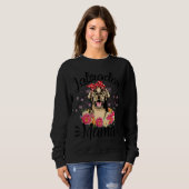 Labrador Mama Florals Cute Dog mama Moederdag Trui (Voorkant volledig)