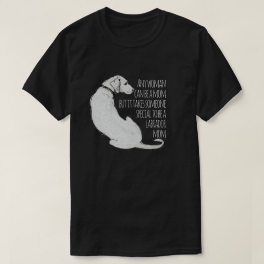Labrador mama Funny T-shirt (Design voorkant)