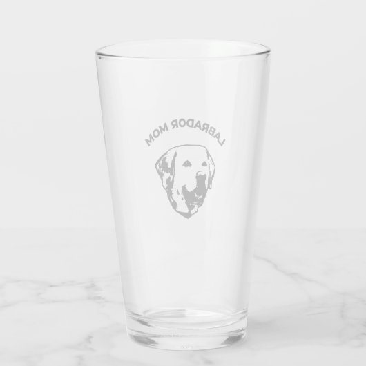 Labrador mama glas (Achterkant)