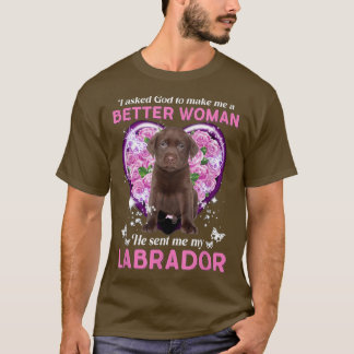 Labrador Mama Hondenliefhebber Eigenaar Happy Moed T-shirt