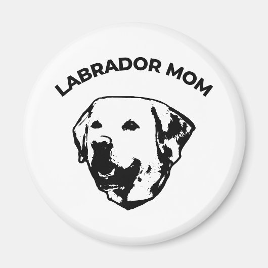 Labrador mama magneet (Voorkant)