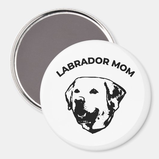 Labrador mama magneet (Voorkant / Achterkant)