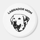 Labrador mama magneet (Voorkant)