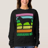 Labrador mama Retro Trui (Voorkant)