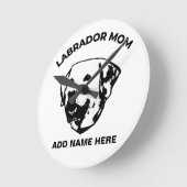 Labrador mama ronde klok (Hoek)