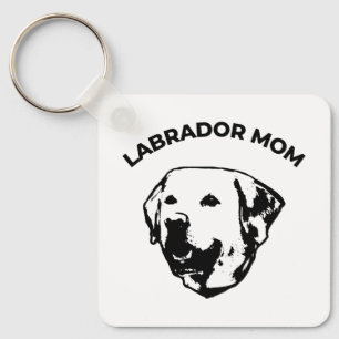 Labrador mama sleutelhanger