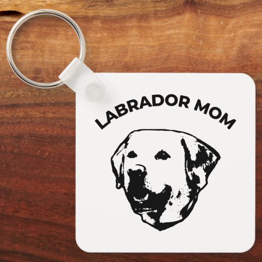 Labrador mama sleutelhanger (Voorkant)