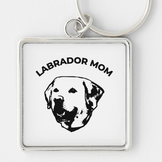 Labrador mama sleutelhanger (Voorkant)