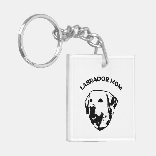 Labrador mama sleutelhanger (Voorkant Links)