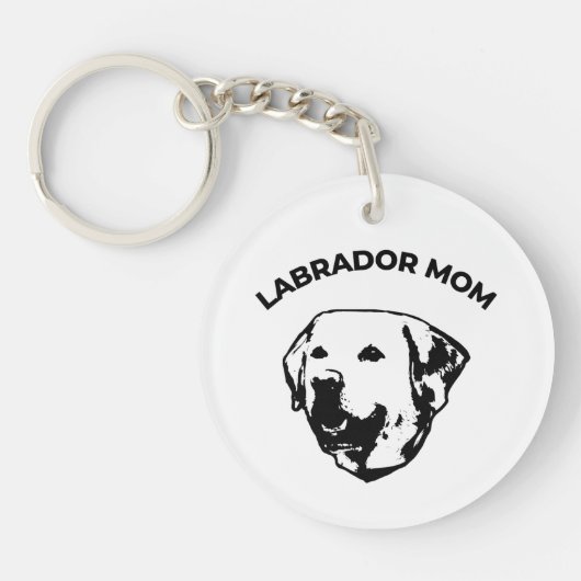Labrador mama sleutelhanger (Voorkant)
