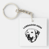 Labrador mama sleutelhanger (voorkant)
