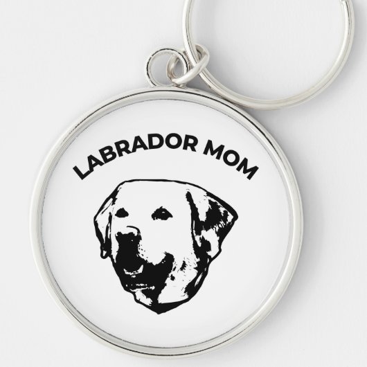 Labrador mama sleutelhanger (Voorkant)