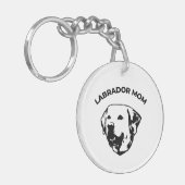 Labrador mama sleutelhanger (Voorkant Links)