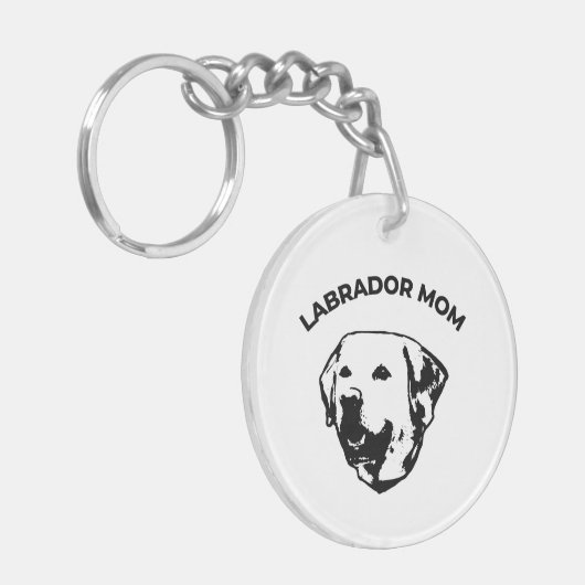 Labrador mama sleutelhanger (Voorkant Links)