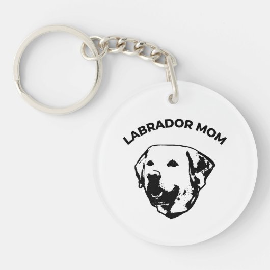 Labrador mama sleutelhanger (Voorkant)