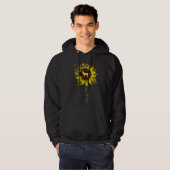 Labrador mama Sunflower Labrador Retriever Dog mam Hoodie (Voorkant volledig)