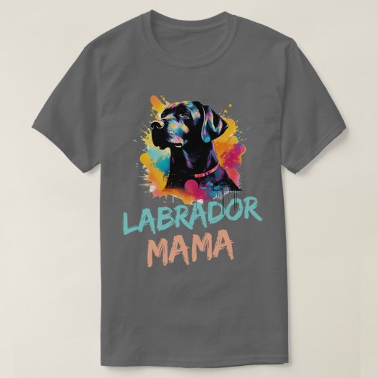 labrador mama t-shirt (Design voorkant)