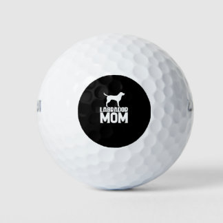 Labrador mama White Text Golfballen