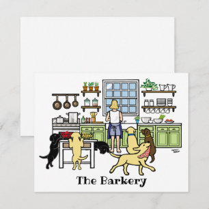 Labrador Mam's Kitchen Blonde Kaart