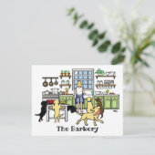 Labrador Mam's Kitchen Blonde Kaart (Staand voorkant)