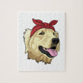 Labrador met Bandana Legpuzzel (Verticaal)