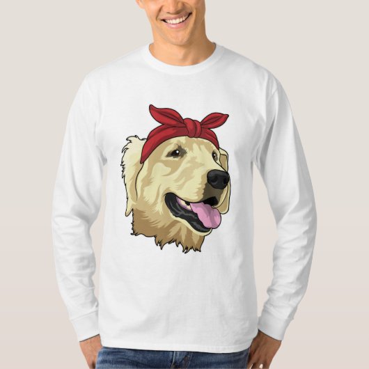Labrador met Bandana T-shirt (Voorkant)