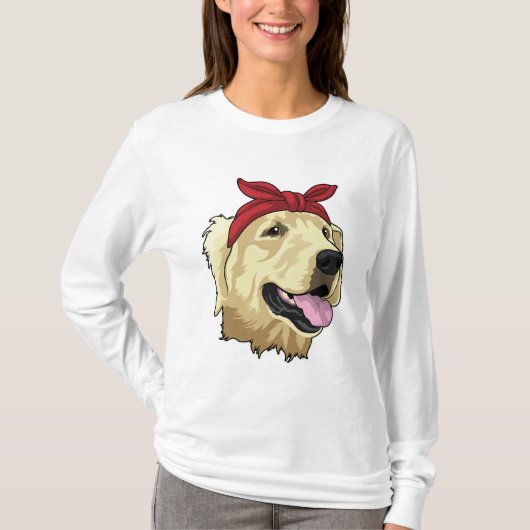 Labrador met Bandana T-shirt (Voorkant)