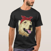 Labrador met Bandana T-shirt (Voorkant)