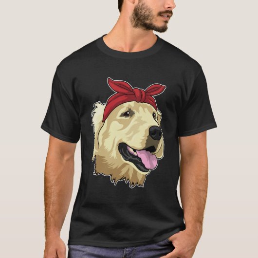 Labrador met Bandana T-shirt (Voorkant)