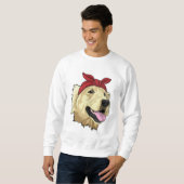 Labrador met Bandana Trui (Voorkant volledig)