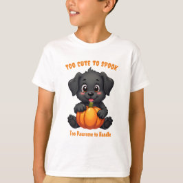 Labrador met een pompoen, Halloween T-shirt