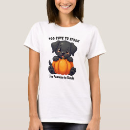 Labrador met een pompoen, Halloween T-shirt