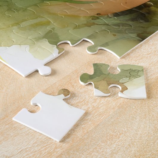 Labrador met paaseieren legpuzzel (Zijkant)