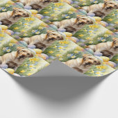 Labrador met Pasen Eieren Cadeaupapier (Hoek)